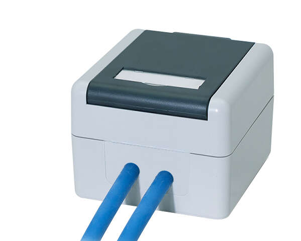 Naar omschrijving van NK4083 - Buiten opbouwdoos voor 2 keystone modules, IP44