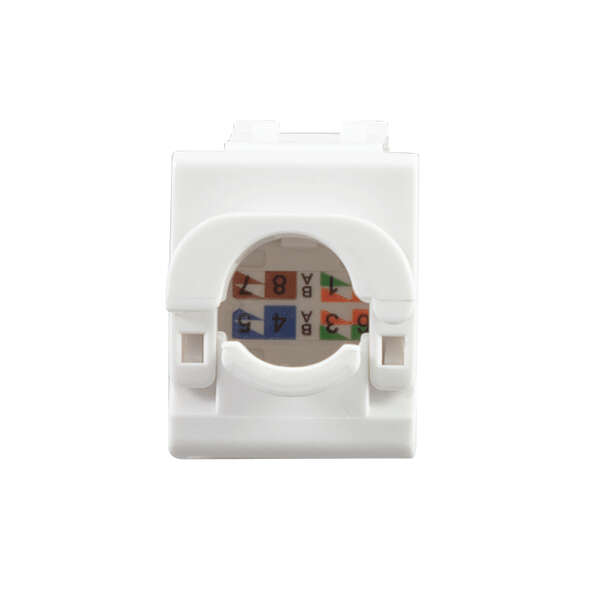 Naar omschrijving van NK4084 - Keystone Jack Cat.6A UTP dust cap type, 15 mm 22-26 AWG