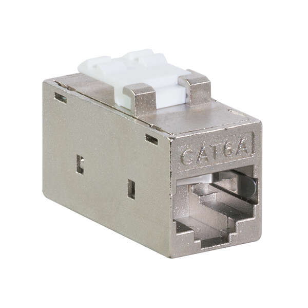 Naar omschrijving van NK4086 - Keystone coupler Cat.6A STP, 2xRJ45, SlimLine
