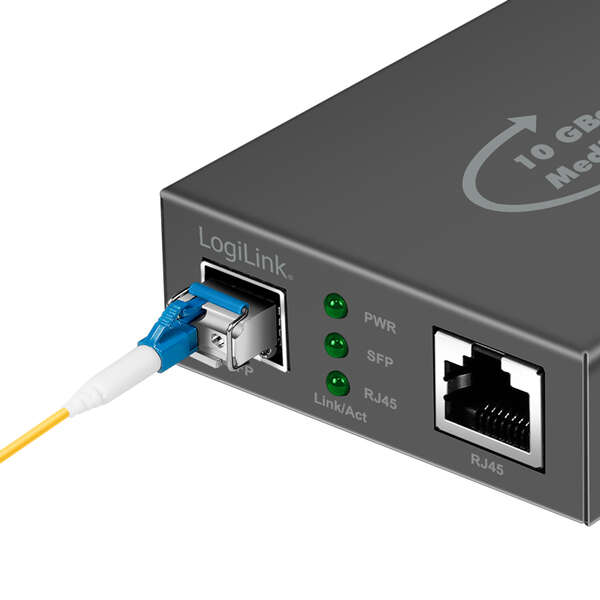 Naar omschrijving van NMC003 - 10 Gigabit Media Converter RJ45 to 10G SFP+