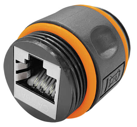 Naar omschrijving van NP0086 - Cat. 6A outdoor patch cable connector, IP68, waterproof