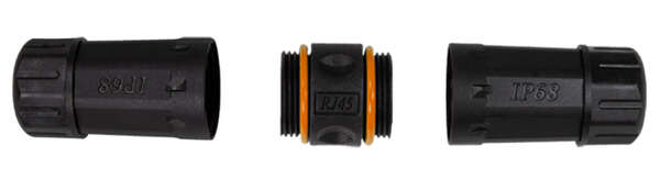 Naar omschrijving van NP0086 - Cat. 6A outdoor patch cable connector, IP68, waterproof