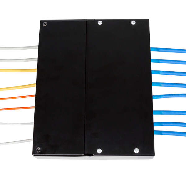 Naar omschrijving van NP0091 - Consolidation point box for 8 or 12 keystone modules, metal, black