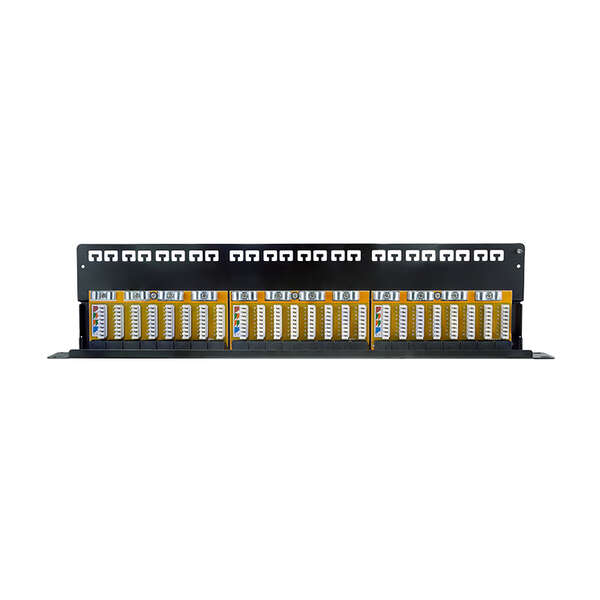 Naar omschrijving van NP0133 - Cat.6A Patch Panel 24-Port UTP, 1U, 90° IDC