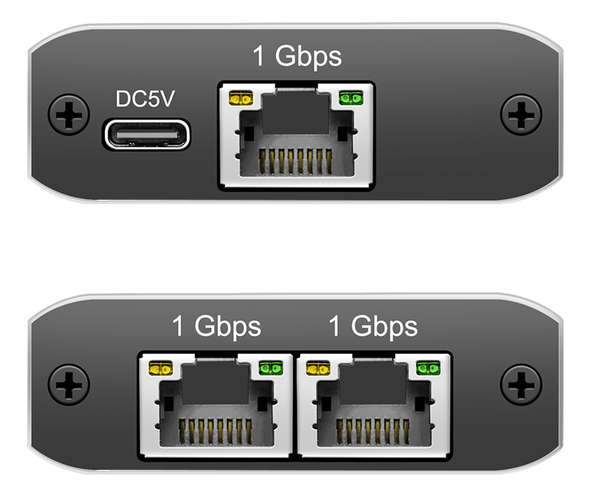 Naar omschrijving van NS0011 - Gigabit Ethernet Splitter 1 to 2, 1000 Mbps, with USB power