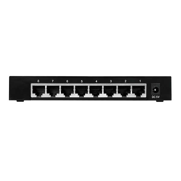 Naar omschrijving van NS0106 - LogiLink 8-Port Gigabit Ethernet Desktop Switch