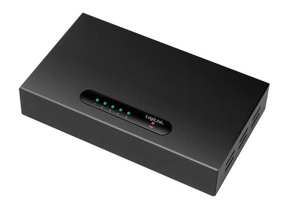 Naar omschrijving van NS0110 - Desktop Gigabit Ethernet Switch 5-port, metal case, black