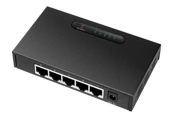 Naar omschrijving van NS0110 - Desktop Gigabit Ethernet Switch 5-port, metal case, black