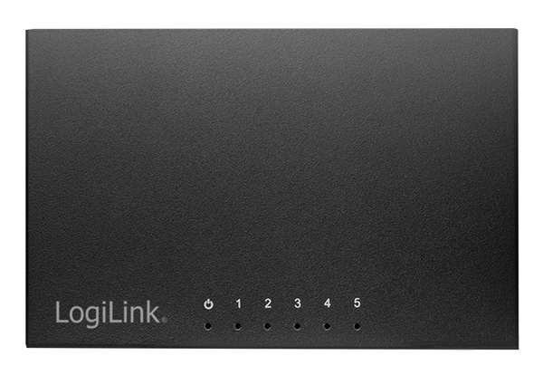 Naar omschrijving van NS0116 - Desktop Gigabit Ethernet Switch 5-port, metal case, black