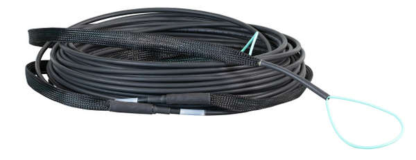 Naar omschrijving van O8322L160OM3 - Trunk cable U-DQ(ZN)BH 8 vezels 50/125, LC/LC OM3, 160 meter