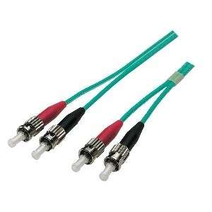 Naar omschrijving van OM3STST100 - Duplex Glasvezel Patchkabel om3 ST-ST 50/125,  10m