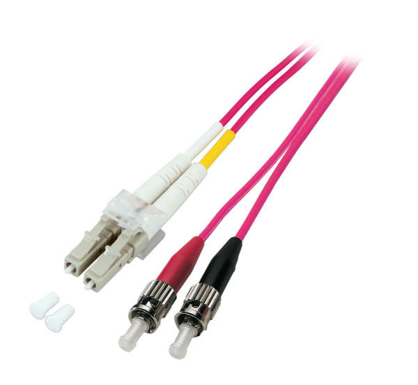 Naar omschrijving van OM4LCST030E - Duplex Glasvezel Patchkabel om4 (100Gbit) LC-ST 50/125, 2mm, 3m