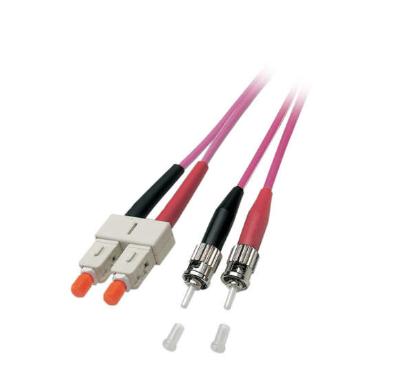 Naar omschrijving van OM4SCST075E - Duplex Glasvezel Patchkabel OM4 (100Gbit) SC-ST 50/125, 2,8mm, 7,5m