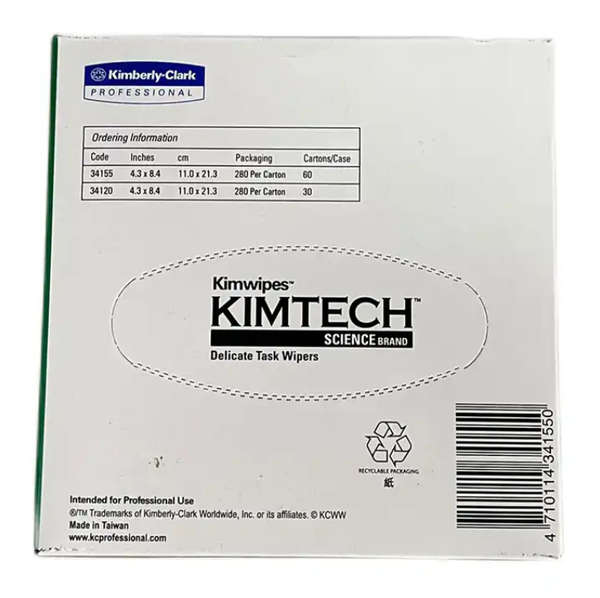 Naar omschrijving van OPT-CL-KIMTECH - Kimtech Fiber Optic Cleaning Kimwipes optical connector schoonmaakdoekjes