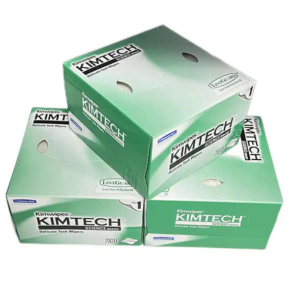 Naar omschrijving van OPT-CL-KIMTECH - Kimtech Fiber Optic Cleaning Kimwipes optical connector schoonmaakdoekjes