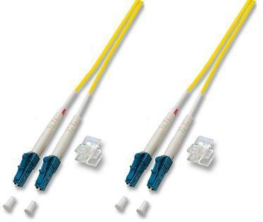 Naar omschrijving van OS2LCLC160X - Duplex Glasvezel Patchkabel LC-LC 9/125 OS2, 16m,  Extra Mantel