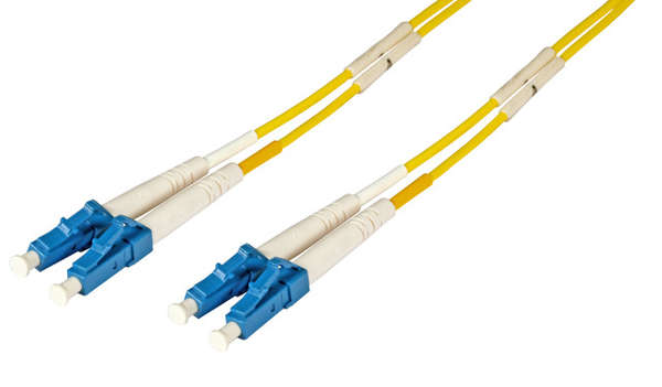 Naar omschrijving van OS2LCLC100E - Duplex Glasvezel Patchkabel LC-LC 9/125 OS2 10m, Dikte 2mm