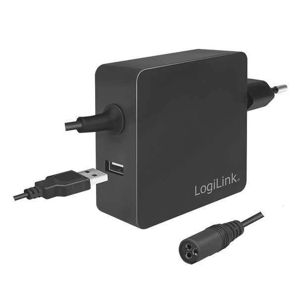 Naar omschrijving van PA0214 - Notebook power supply with USB port, 70W