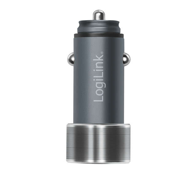 Naar omschrijving van PA0252 - USB car charger, 1x USB-C PD, 1x USB-A QC, 36 W