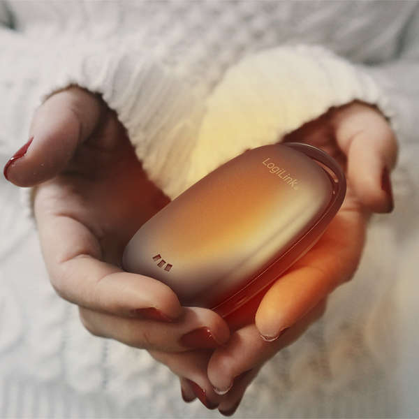 Naar omschrijving van PA0264 - Power bank 4000 mAh 1x USB A hand warmer metal grey