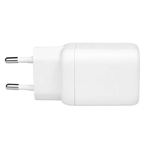 Naar omschrijving van PA0422 - USB-C charger, 100 W, GaN, 2-port, 2x USB-C (PD),  White