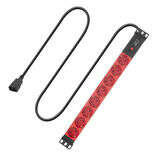 Naar omschrijving van PD3004 - PDU C14 - TYPE F (8X) 10A FUSE