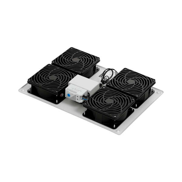 Naar omschrijving van PEL-LFD04ET-GR - Dakventilator 4-voudig voor PEL, incl. thermostaat, RAL7035