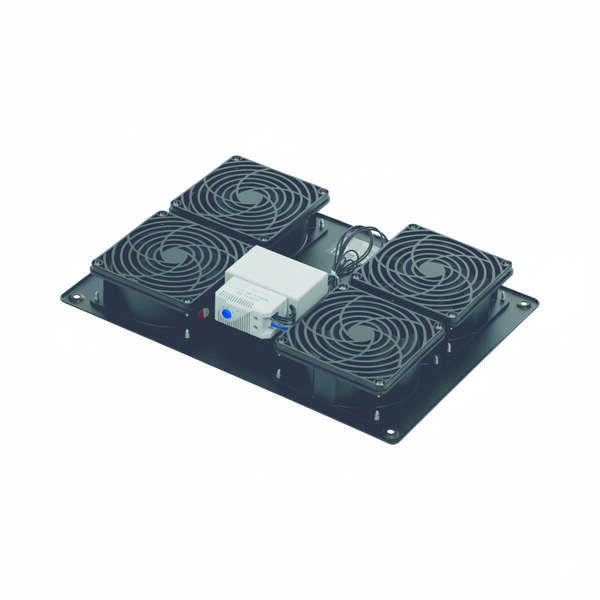 Naar omschrijving van PEL-LFD04ET-TS - Dakventilator 4-voudig voor PEL, incl. thermostaat, RAL9005