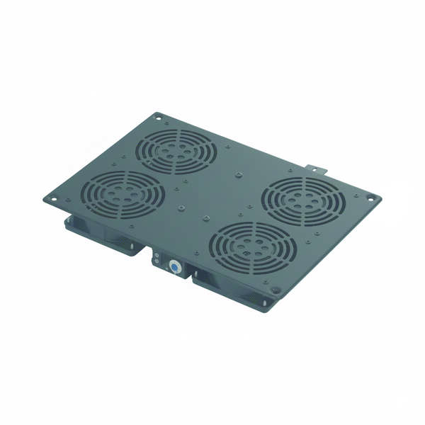 Naar omschrijving van PEL-LFD04ET-TS - Dakventilator 4-voudig voor PEL, incl. thermostaat, RAL9005