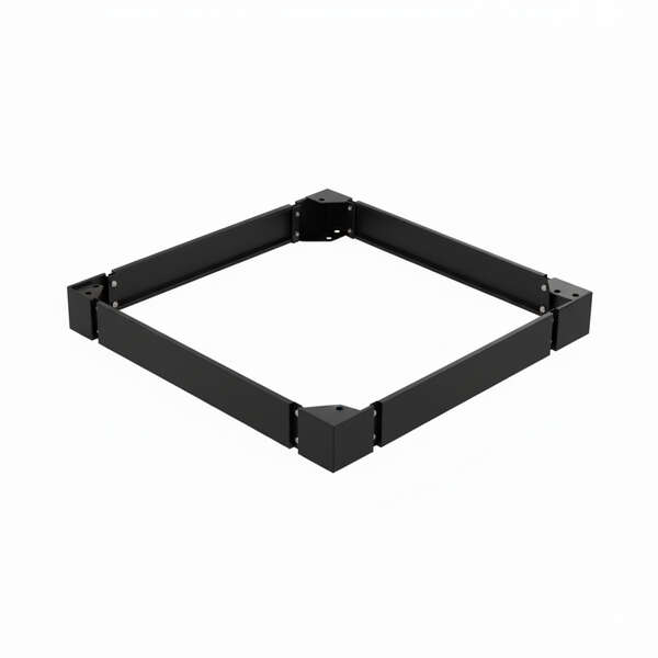 Naar omschrijving van PEL-SOK66VV-TS - PEL plint voor 600x600 mm, H=100 mm, RAL9005