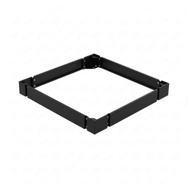 Naar omschrijving van PEL-SOK66VV-TS - PEL plint voor 600x600 mm, H=100 mm, RAL9005