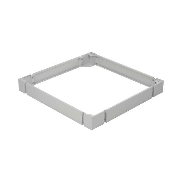 Naar omschrijving van PEL-SOK66VV-GR - PEL plint voor 600x600 mm, H=100 mm, RAL7035