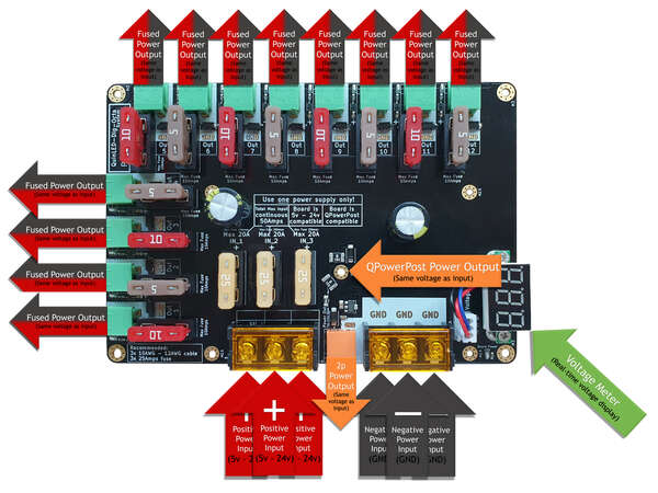 Naar omschrijving van QLD-DOP5 - QuinLED Dig-Octa Power-5