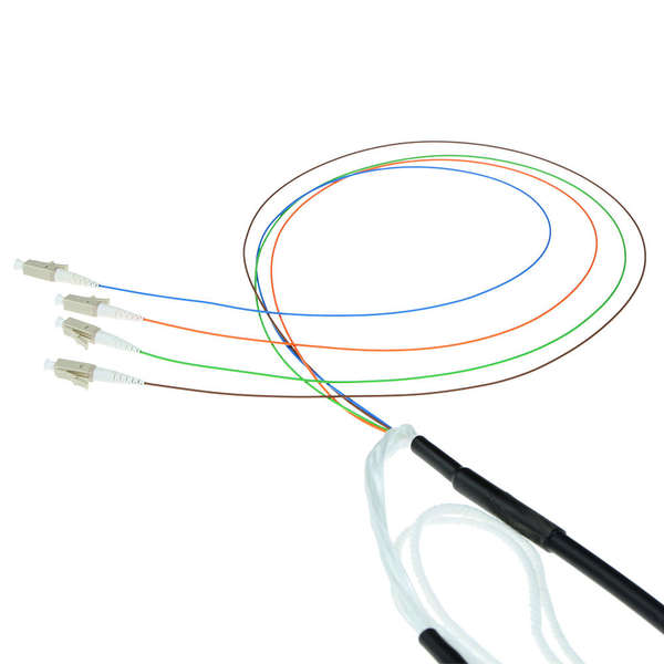 Naar omschrijving van RL4214 - ACT 140 meter Multimode 50/125 OM3 fiber, 8V met LC connectoren