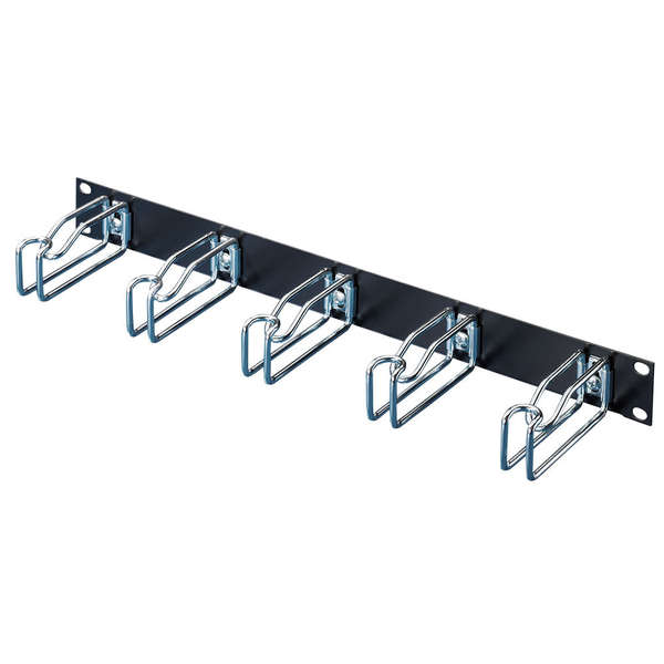 Naar omschrijving van RN3632 - Rittal 7257005 Rangeerpaneel met metalen verticale beugels, zwart