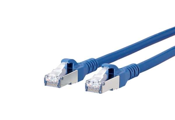 Naar omschrijving van MS6ABL100 - Patch Cable Cat.6A AWG 26 10G  10 m blauw