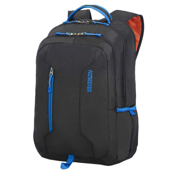 Naar omschrijving van SA1748 - American Tourister  Urban Groove UG4 rugzak 15 6 inch zwart blauw