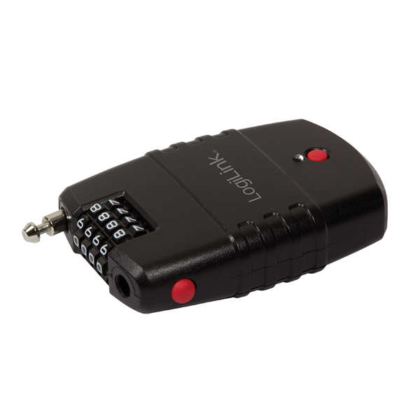 Naar omschrijving van SC0212 - Universal 4 digits combination lock with alarm, black