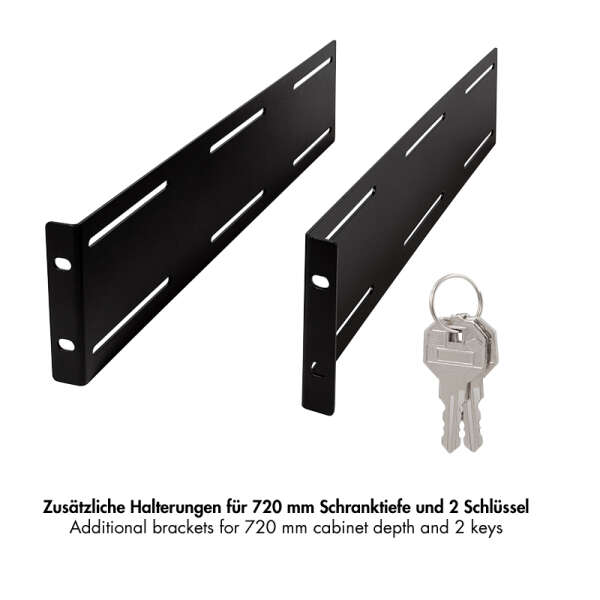 Naar omschrijving van SF164B - 2U Rack drawer for installation in 19-inch server and network cabinets