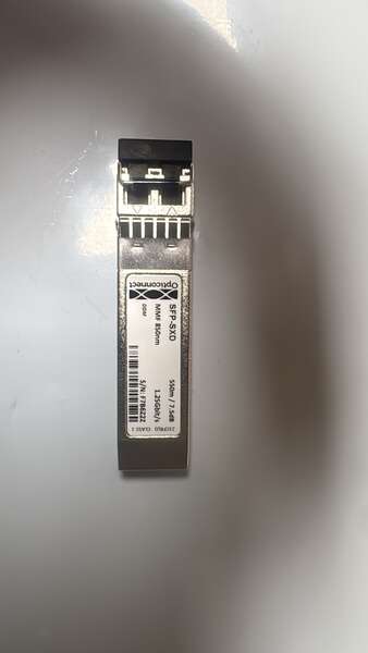 Naar omschrijving van SFP-SXD - SFP Module, Multimode, up to 1.25Gbps Gigabit Ethernet/FC, 850 nm, LC Connector, 550m Distance/Budget, with Digital Diagnostics