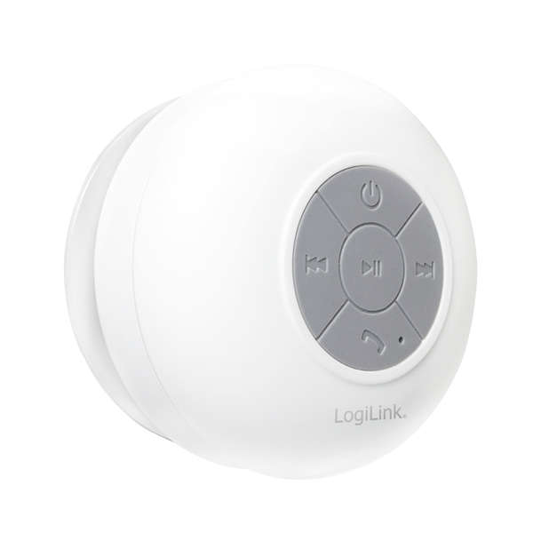 Naar omschrijving van SP0052W - Bluetooth shower speaker, white