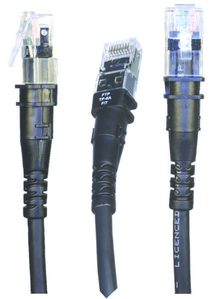 Naar omschrijving van TP-6A-F-10 - 10 stuks ThinPATCH FTP Cat.6A traceerbare patchkabel 3,1m