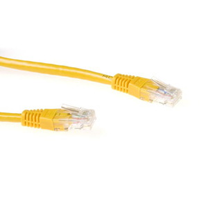 Naar omschrijving van ENU5GE015 - Cat5e UTP patchkabel geel  1,5m