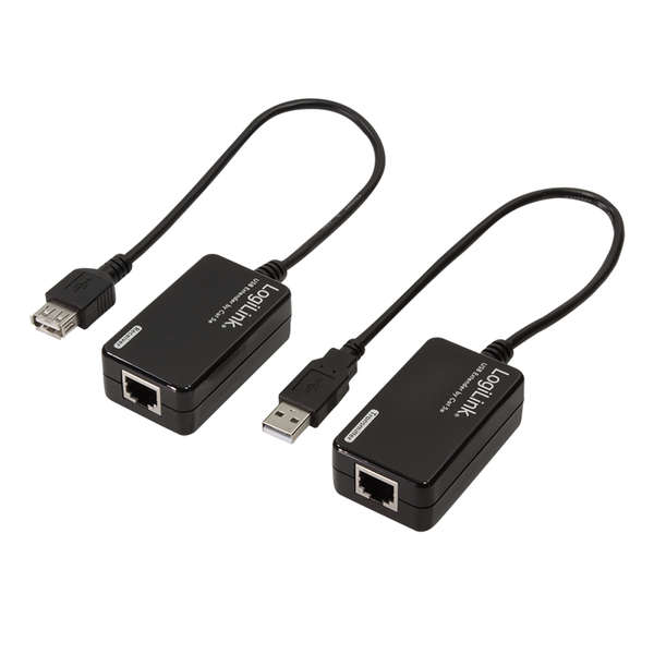 Naar omschrijving van UA0021D - USB 2.0 Cat.5 extender, 60 m,  black