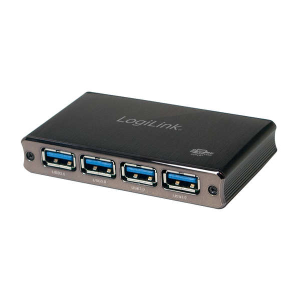 Naar omschrijving van UA0282 - LogiLink USB 3.0 Hub 4-Port, Aluminum