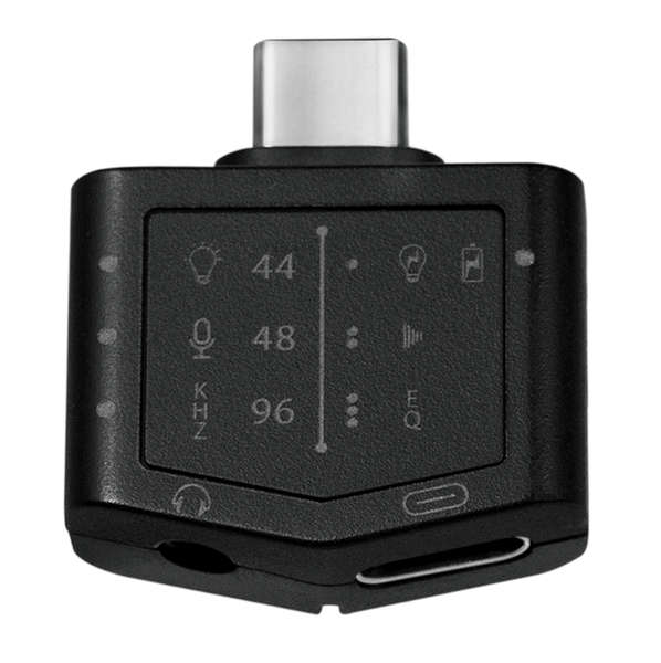 Naar omschrijving van UA0362 - USB-C Audio adapter, USB-C/M to 3.5 mm/F, PD, black, 0.15 m
