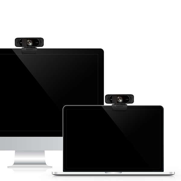 Naar omschrijving van UA0381 - Webcam, LL1 Privacy, USB 2.0, HD 1920x1080, 96 degree, black