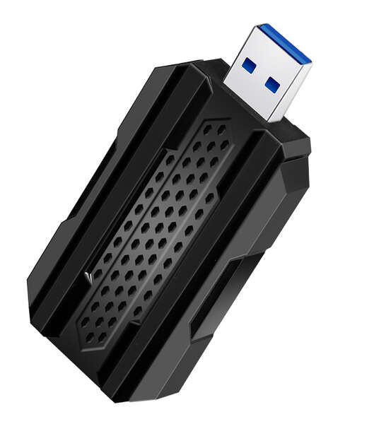 Naar omschrijving van WL0250 - WLAN 802.11ax, WI-FI 6E, 3000Mbit/s USB 3.0 Adapter, w/ antenna