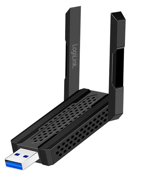 Naar omschrijving van WL0250 - WLAN 802.11ax, WI-FI 6E, 3000Mbit/s USB 3.0 Adapter, w/ antenna