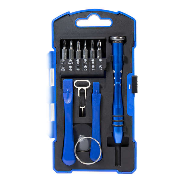 Naar omschrijving van WZ0057 - Screwdriver set with attachable bits and accessory 17 pieces